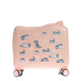 Troler cu design pisicute roz