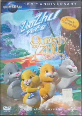 DVD ZHUZHU PETS. QUEST FOR ZHU. ZHU ZHU PETS: IN CAUTAREA LUI ZHU foto