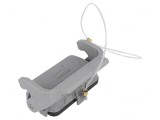 Capac protecție Han 10B cu clichet metal 57x27mm