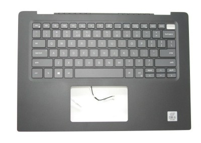 Carcasa superioara cu tastatura palmrest Laptop, Dell, Vostro 5490, 5498, 0TC3CH, TC3CH, NNGDR, 0NNGDR, 46M.0HJCS.0027, iluminata, neagra, layout US foto