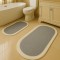 Set Covorase de Baie 2 Piese , Model Clasic Elegant, Franjuri Albe
