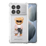 Husa antisoc pentru xiaomi poco f6 pro, airbag pro, clear, working girl
