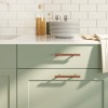 VidaXL M&acirc;nere de dulap, 20 buc., bronz, 96 mm, oțel inoxidabil 3203612