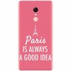 Husa silicon pentru Xiaomi Redmi Note 4, Paris Is Always A Good Idea