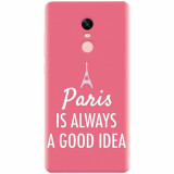 Husa silicon pentru Xiaomi Redmi Note 4, Paris Is Always A Good Idea
