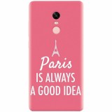 Husa silicon pentru Xiaomi Redmi Note 4, Paris Is Always A Good Idea