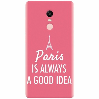 Husa silicon pentru Xiaomi Redmi Note 4, Paris Is Always A Good Idea foto