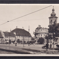 SIBIU PIATA REGELE FERDINAND TIPOGRAFIA G.HEDU SIBIU