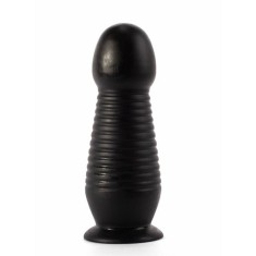 X-Men 10&amp;quot; Huge Anal Plug Black (25.cm) - Dilatator sfincterian, relaxant, proiectat cu un stimulator circular foto