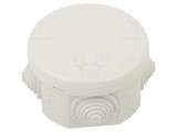 Cutie de Conexiuni pentru Perete IP55 Gri 65mm
