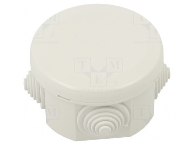 Cutie de Conexiuni pentru Perete IP55 Gri 65mm foto