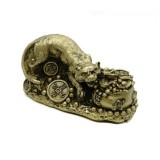 Statueta Feng Shui Tigru cu Sacul prosperitatii - 9cm, Model Fs205