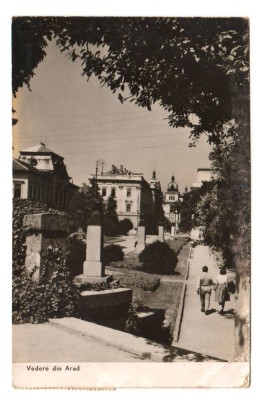 CPIB 21668 - CARTE POSTALA - VEDERE DIN ARAD, RPR foto