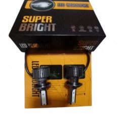 Set 2 becuri auto LED, soclu H7,putere set 80W - 10.000 lumeni