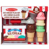 Set de joaca, Melissa &amp; Doug, Inghetata la cornet, 8 piese, 6074871