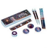 Cumpara ieftin Set 9 piese pentru scoala, Imprimeu Frozen II, Mov, Oem