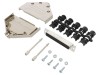 Conector D-Sub 37-Pin Mamă pentru Cablu Amphenol L17DTPK-M-37 FSSL Lipire Ecranat Gold Flash