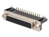 Conector D-Sub 25 Pin Soclu 90&deg; THT UNC 4-40, CONNFLY