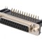 Conector D-Sub 25 Pin Soclu 90&deg; THT UNC 4-40