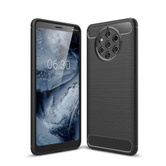 Carcasa TECH-PROTECT TPUCARBON Nokia 9 PureView Black foto