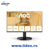 Monitor AOC 23.8", IPS, FHD 1920x1080, 100Hz, 4ms (1ms MPRT) FlickerFree, Boxe 2Wx2, HA, HDMI, USB hub, USB-C, 24B3CF2