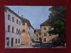 Sighisoara - Piata Cetatii - carte postala necirculata foto