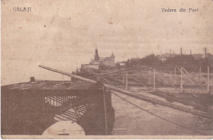 AMS % - ILUSTRATA GALATI, VEDERE DIN PORT - NECIRCULATA