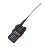 Statie portabila emisie receptie, Baofeng BF-18H, display color, dual band, putere 5W, walkie talkie, conforma normelor ANCOM, negru