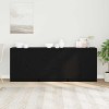 VidaXL Bufet cu sertar Stejar Negru 180 x 30 x 70 cm Lemn compozit 3332514