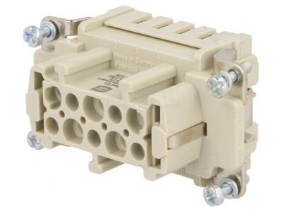 Conector HDC inserturi de contact mamă 10 PE Han Ex foto