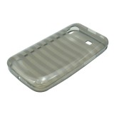 Husa silicon fumurie (cu dungi orizontale) pentru Samsung Galaxy Ace S5830