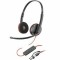 Poly Blackwire 3220 Stereo USB-C Headset +USB-C/A Adapter &quot;8X228AA&quot; (timbru verde 0.8 lei)