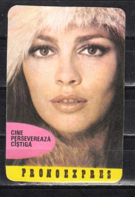 C9 9 - 1984 - Calendar de buzunar - reclama pronoexpres foto