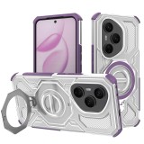 Husa protectie militara Honor 400 Pro, Asteroid GSM Carbon Shield PRO, mov, cu inel magnetic