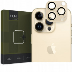 Folie de protectie camera Hofi Fullcam Pro+ pentru Apple iPhone 14 Pro/14 Pro Max Auriu