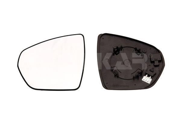 Geam oglinda exterioara cu suport fixare Citroen C5 Aircross, 03.2018-, Opel Grandland X, 06.2017-; Peugeot 3008, 10.2016-; 5008, 04.2017-, partea St