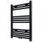 Radiator port-prosop &icirc;ncălzire centrală baie drept negru 500 x 764 mm