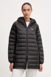 Puma geacă de puf culoarea negru, de tranziție, 685235