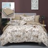Lenjerie pat dublu,bumbac satinat,6 piese,cearceaf normal 230x250cm, cearceaf pilota 200x230cm, 2 fete de perna 50x70, 2 fete de perna 70x70-LEC6, Ralex Pucioasa