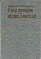 Functii monogene pe algebre comutative foto