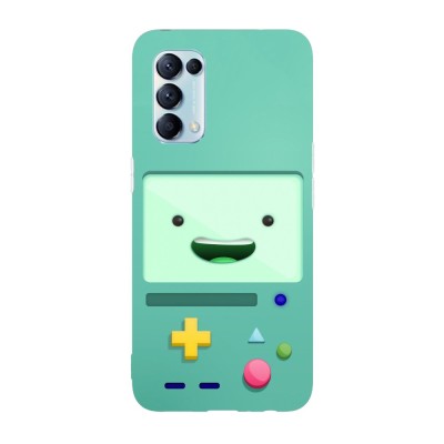 Husa compatibila cu Oppo A73, Viceversa, model Beemo from Adventure time, Silicon, TPU foto