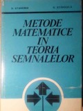 METODE MATEMATICE IN TEORIA SEMNALELOR-D. STANOMIR, O. STANASILA