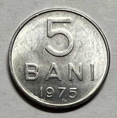 5 Bani 1975 Romania, UNC (4) foto