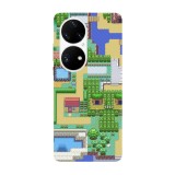 Husa compatibila cu Huawei Mate 40 Pro model Pokemon pixelated map, Silicon, TPU, Viceversa, Transparent, Carcasa