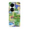 Husa compatibila cu Huawei Nova Y70 model Pokemon pixelated map, Silicon, TPU, Viceversa
