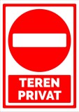 Semn teren privat