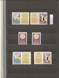 ROMANIA 1961 LP 532 LP 532 a O.N.U. DANTELATE SI NEDANTELATE SERII MNH NESTAMP, Nestampilat
