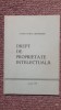 Drept de proprietate intelectuala, Univ Rom-Americana 1986, 110 pag