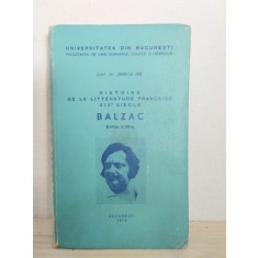 Angela Ion - Histoire de la Litterature Francaise XIXe Siecle - Balzac