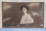 Portret 1908 &ndash; Atelier High Life S. Korn, Bucuresci (Calea Victoriei 29) &ndash; gelatină pe carton